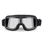 Motorcycle Goggles Adjustable Retro Motocross Goggles Vintage Black/Brown Leather Motorcycle Glasses With Breathable Hole - Slobuy