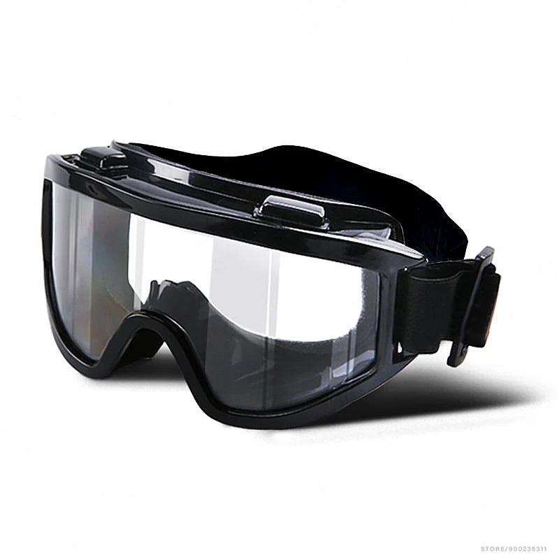 Motorcycle Goggles Glasses Men Women Eye Protect Off-road Cycling Safety Anti Dust Glasses Protection Moto Dust-proof Eyeglasses - Slobuy