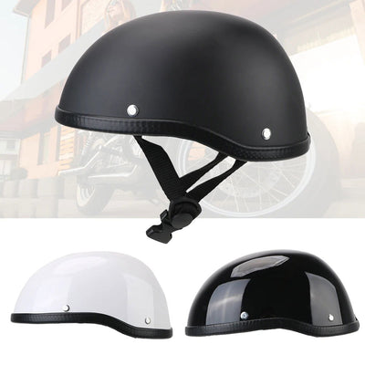 Motorcycle Helmet MTB Bike Unisex Cycling Safety Protector Half Face Type Retro Vintage Ultralight Fashion Motorbike Accessories - Slobuy