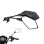 Motorcycle Mirror 2Pcs E-Bike Rearview Mirrors Electrombile Back Side Convex 8mm 10mm Carbon Fiber - Slobuy