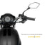 Motorcycle Mirror 2Pcs E-Bike Rearview Mirrors Electrombile Back Side Convex 8mm 10mm Carbon Fiber - Slobuy