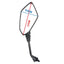 Motorcycle Mirror 2Pcs E-Bike Rearview Mirrors Electrombile Back Side Convex 8mm 10mm Carbon Fiber - Slobuy