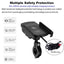 Motorcycle Phone Holder Fast Wireless Charging Quick USB Charger Moto Motorbike Mirror Stand Support Cellphone Handlebar Mount - Slobuy