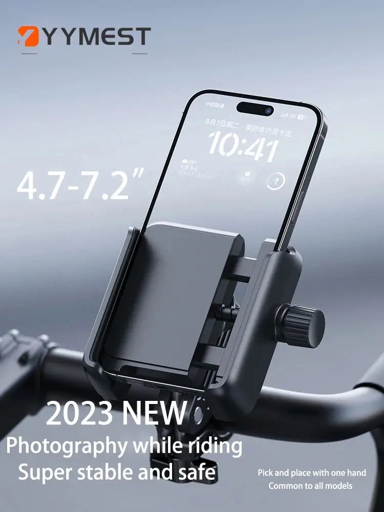 Motorcycle Phone Holder Motorbike Mirror Mobile Stand Bike 360° View Bicycle Phone Holder GPS Clip Cellphone Handlebar Mount - Slobuy