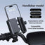 Motorcycle Phone Holder Motorbike Mirror Mobile Stand Bike 360° View Bicycle Phone Holder GPS Clip Cellphone Handlebar Mount - Slobuy
