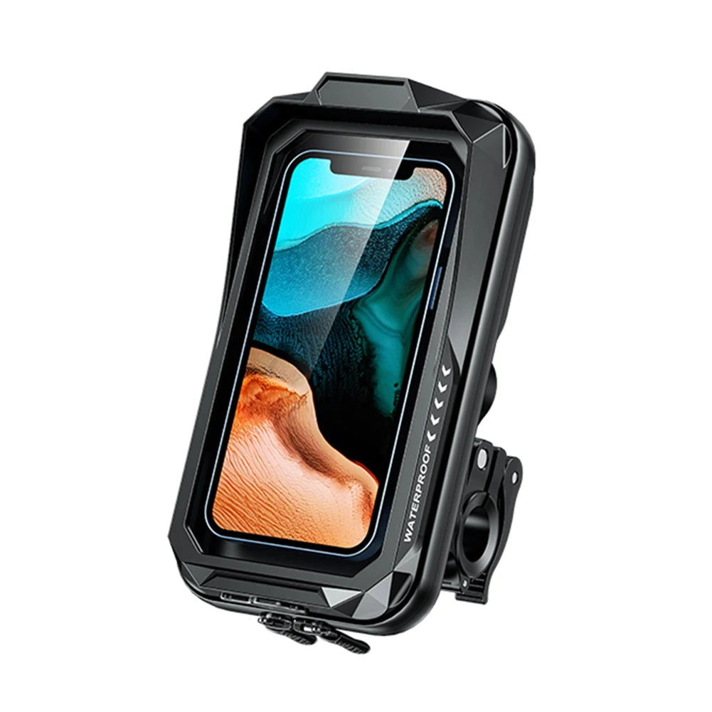 Motorcycle Phone Holder Support Bicycle Moto Phone Holder Waterproof Case Handlebar Stand Case Mount Scooter Motorbike Phone Bag - Slobuy