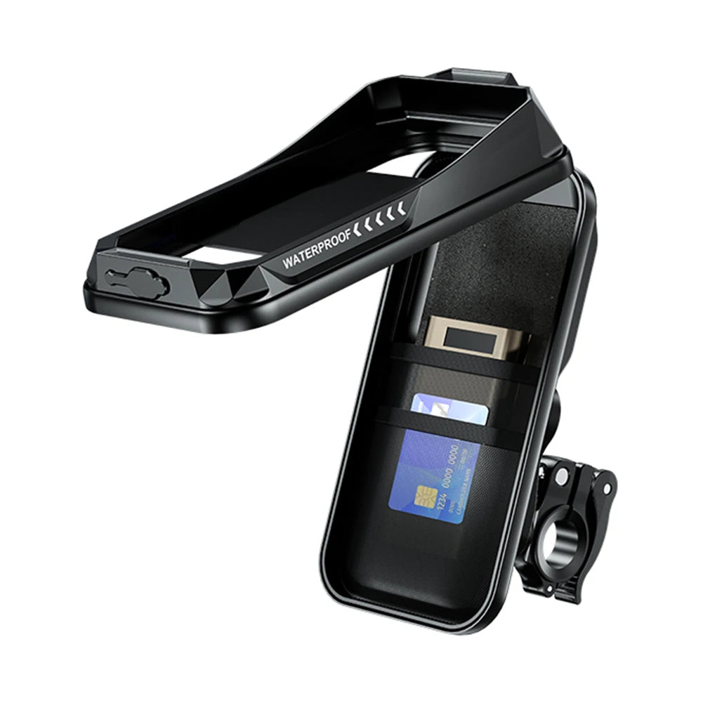 Motorcycle Phone Holder Support Bicycle Moto Phone Holder Waterproof Case Handlebar Stand Case Mount Scooter Motorbike Phone Bag - Slobuy