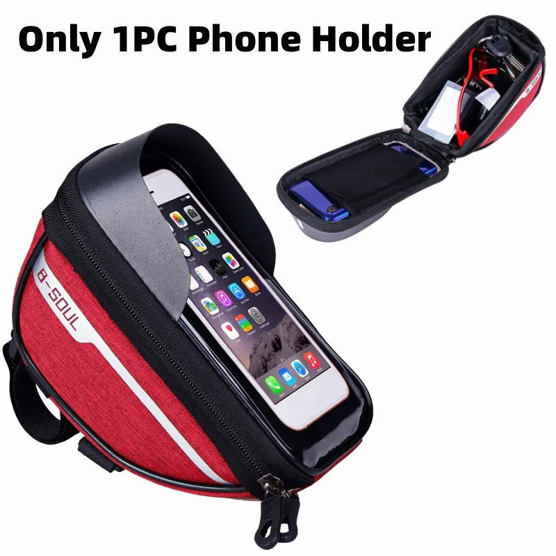Motorcycle Phone Holder Support Bicycle Moto Phone Holder Waterproof Case Handlebar Stand Case Mount Scooter Motorbike Phone Bag - Slobuy