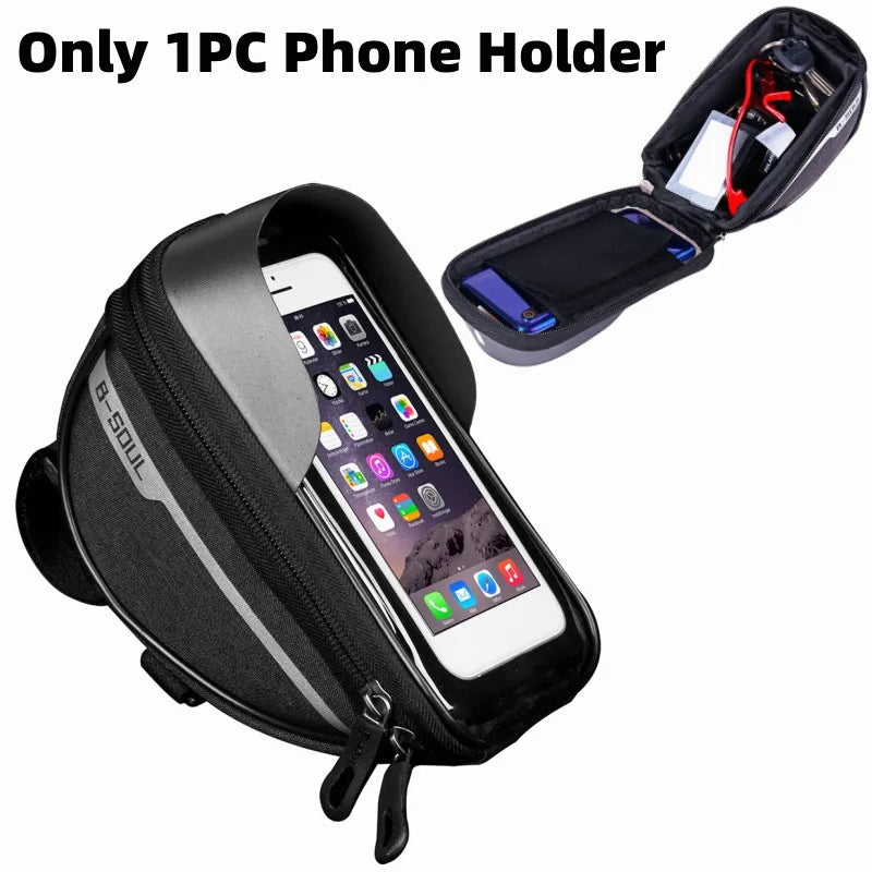 Motorcycle Phone Holder Support Bicycle Moto Phone Holder Waterproof Case Handlebar Stand Case Mount Scooter Motorbike Phone Bag - Slobuy