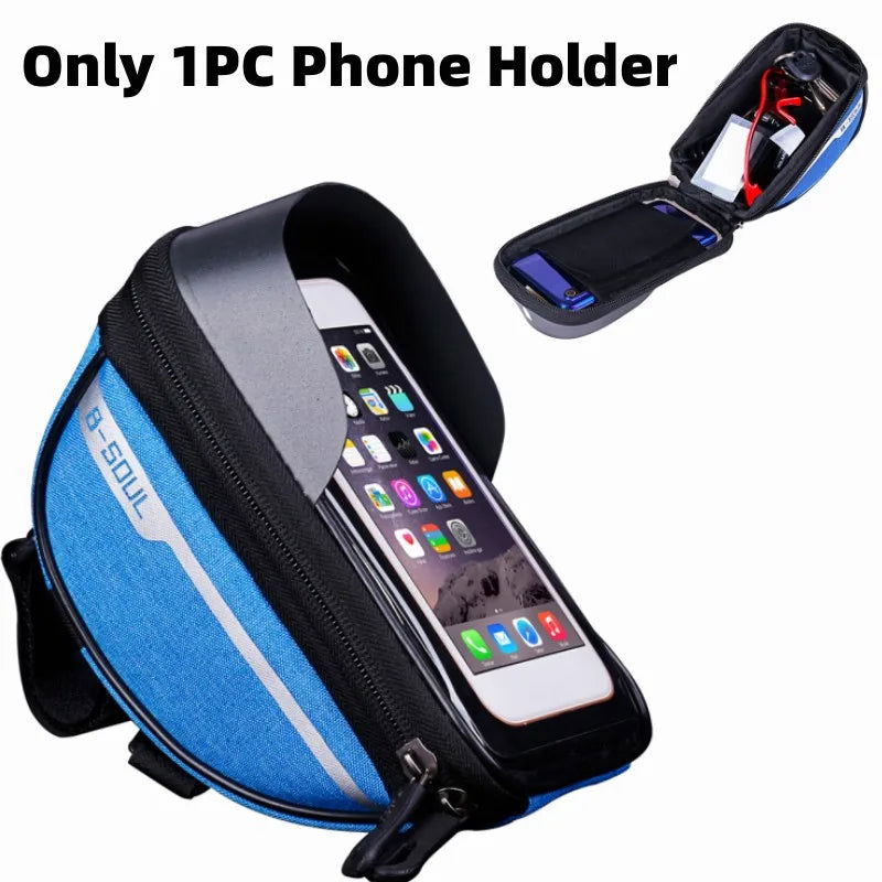 Motorcycle Phone Holder Support Bicycle Moto Phone Holder Waterproof Case Handlebar Stand Case Mount Scooter Motorbike Phone Bag - Slobuy