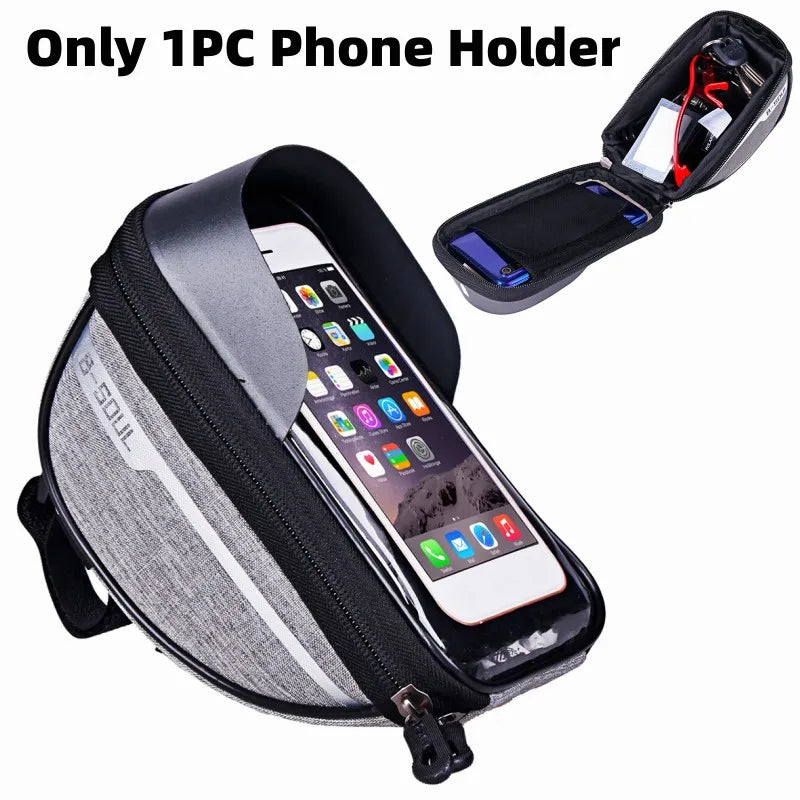 Motorcycle Phone Holder Support Bicycle Moto Phone Holder Waterproof Case Handlebar Stand Case Mount Scooter Motorbike Phone Bag - Slobuy