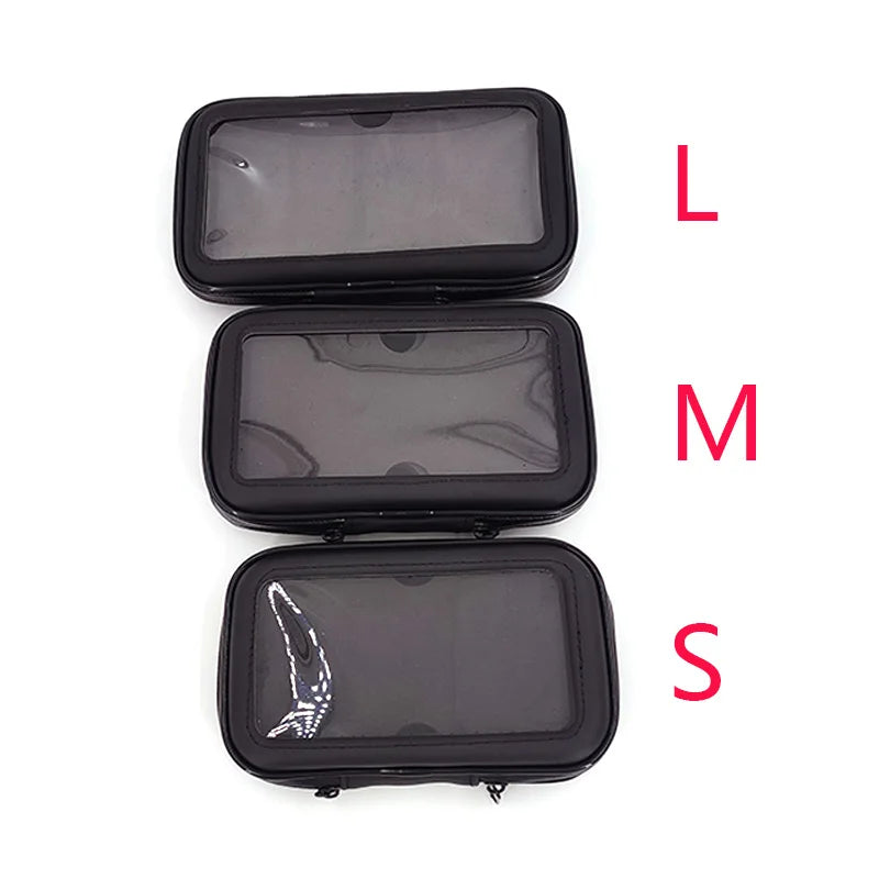 Motorcycle Phone Holder Support Moto Bicycle Waterproof Case Handlebar Stand Case Mount Waterproof Scooter Motorbike Phone Bag - Slobuy