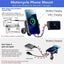 Motorcycle Phone Holder Wireless Charger Moto Motorbike Mirror Mobile Stand Support USB Fast Wireless Charging Cellphone Mount - Slobuy