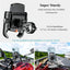 Motorcycle Phone Holder Wireless Charger Moto Motorbike Mirror Mobile Stand Support USB Fast Wireless Charging Cellphone Mount - Slobuy