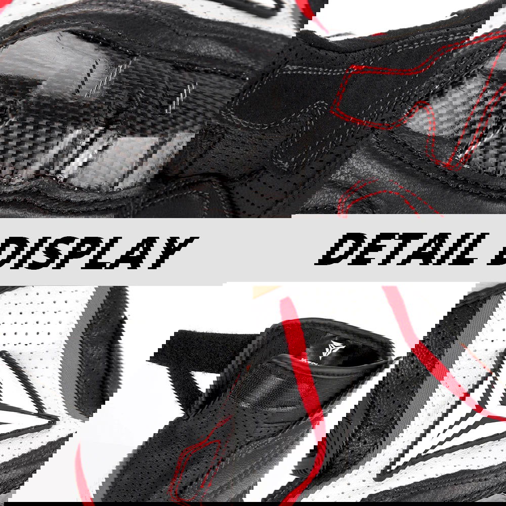 Motorcycle Racing Gloves Men Leather Gloves Summer Breathable Motorbike Guantes Moto Motocross Cycling Gloves Protective - Slobuy
