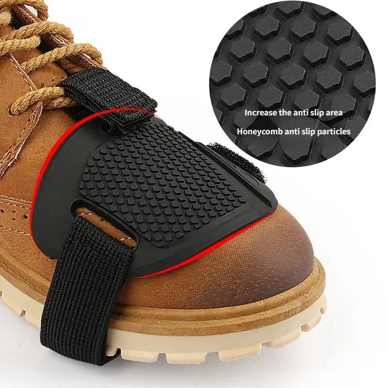 Motorcycle Shift Pad Gear Shoes Protective Motorbike Gears Shifter Men Waterproof Protector Motocross Boots Cover Accessories - Slobuy