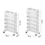 Movable Multi-layer Bookshelf Office Books Document Data Magazine Storage Rack Household Kitchen Cart Rack Clutter Organizer - Slobuy