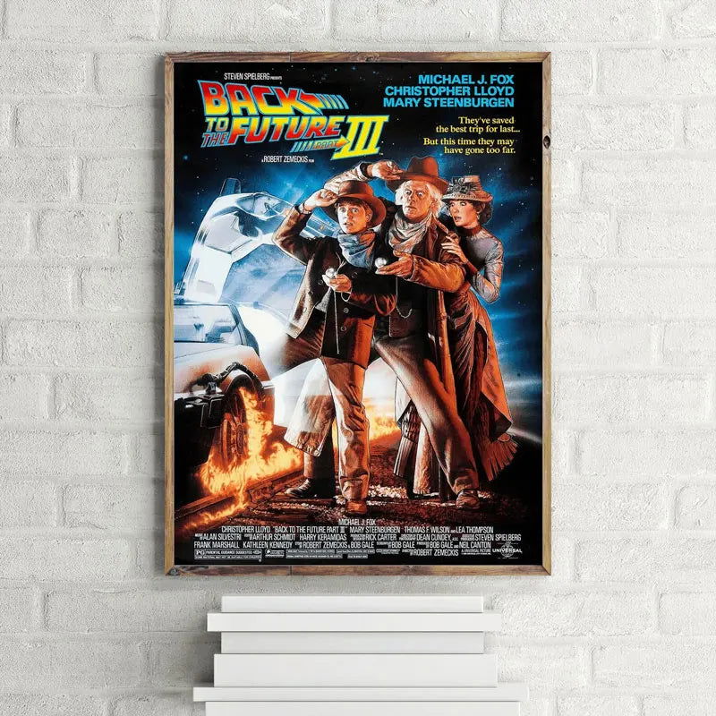 Movie Back To The Future Trilogy Posters  Living Room Decorative Painting Wall Art  Canvas Prints Home Decor Pictures - Slobuy