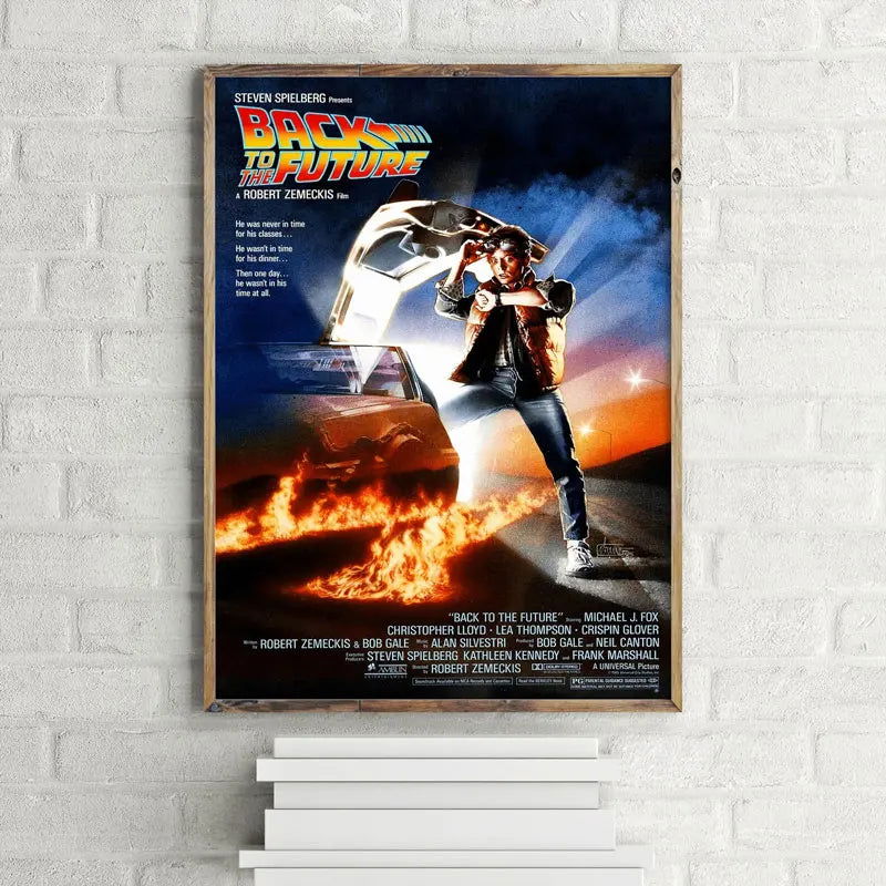 Movie Back To The Future Trilogy Posters  Living Room Decorative Painting Wall Art  Canvas Prints Home Decor Pictures - Slobuy
