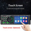 SINOVCLE Car Radio Audio 1 din 4.1” Touch Screen Bluetooth Stereo Mp3/Mp5 Player FM Receiver With Colorful Lights Remote Control - Slobuy