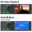SINOVCLE Car Radio Audio 1 din 4.1” Touch Screen Bluetooth Stereo Mp3/Mp5 Player FM Receiver With Colorful Lights Remote Control - Slobuy