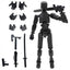 Multi-Jointed Movable Shapeshift Robot 2.0 3D Printed Mannequin Dummy 13 Action Figures Toys Kids Adults Parent-children Games - Slobuy