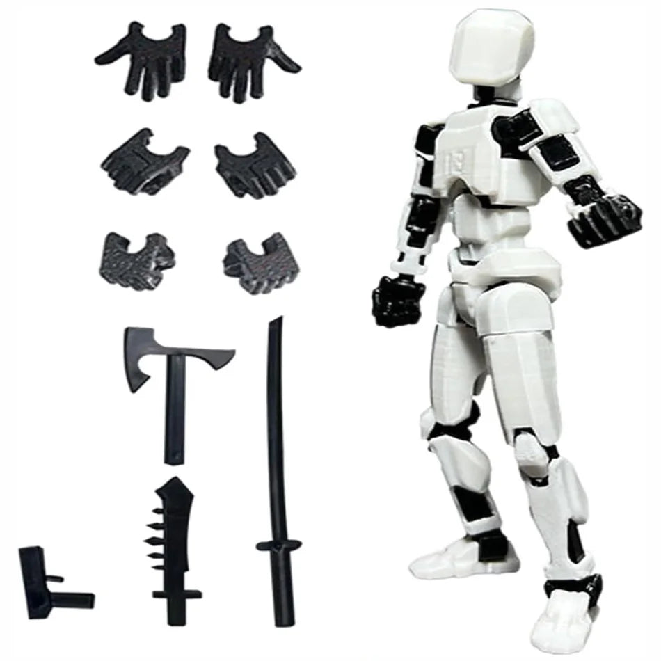 Multi-Jointed Movable Shapeshift Robot 2.0 3D Printed Mannequin Dummy 13 Action Figures Toys Kids Adults Parent-children Games - Slobuy