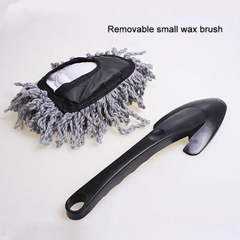 Multifunctional Car Collector Cleaning Dusts Mop Bristles Strong Water Absorption Vehicle Cleaning Wax Mop Brush Car Wash - Slobuy