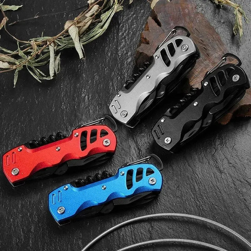 Multifunctional Folding Swiss Army Portable Stainless Steel Pocket Knife Outdoor Camping Emergency CombinationTool Survival Gear - Slobuy