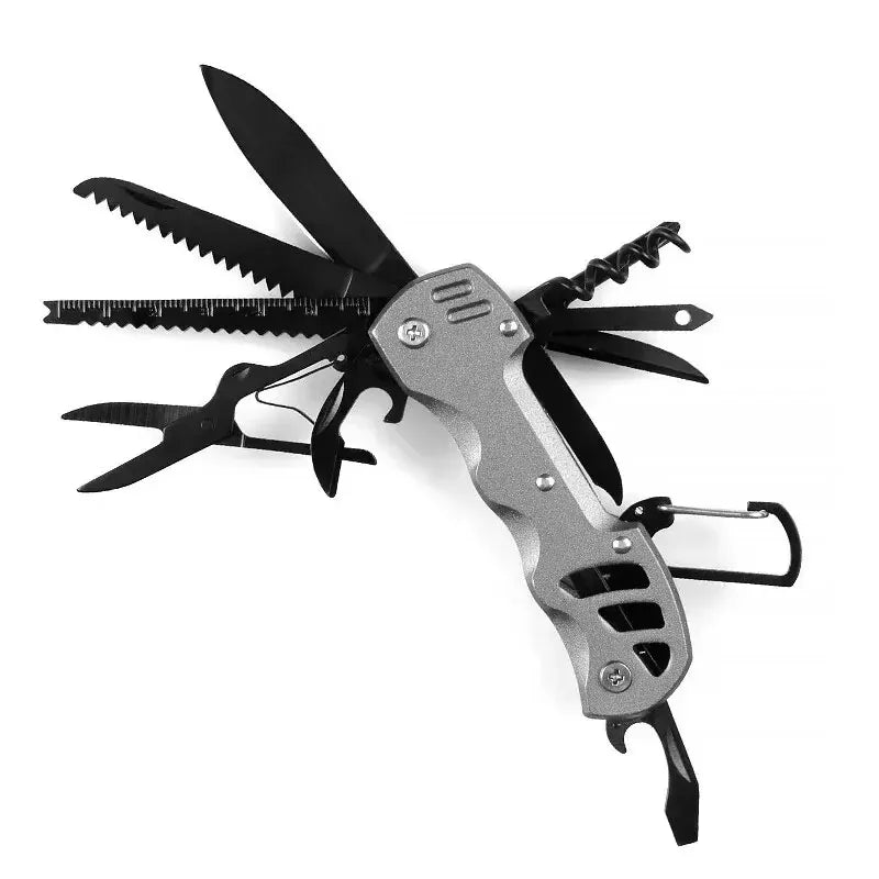 Multifunctional Folding Swiss Army Portable Stainless Steel Pocket Knife Outdoor Camping Emergency CombinationTool Survival Gear - Slobuy