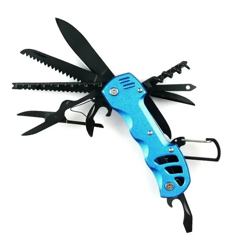 Multifunctional Folding Swiss Army Portable Stainless Steel Pocket Knife Outdoor Camping Emergency CombinationTool Survival Gear - Slobuy