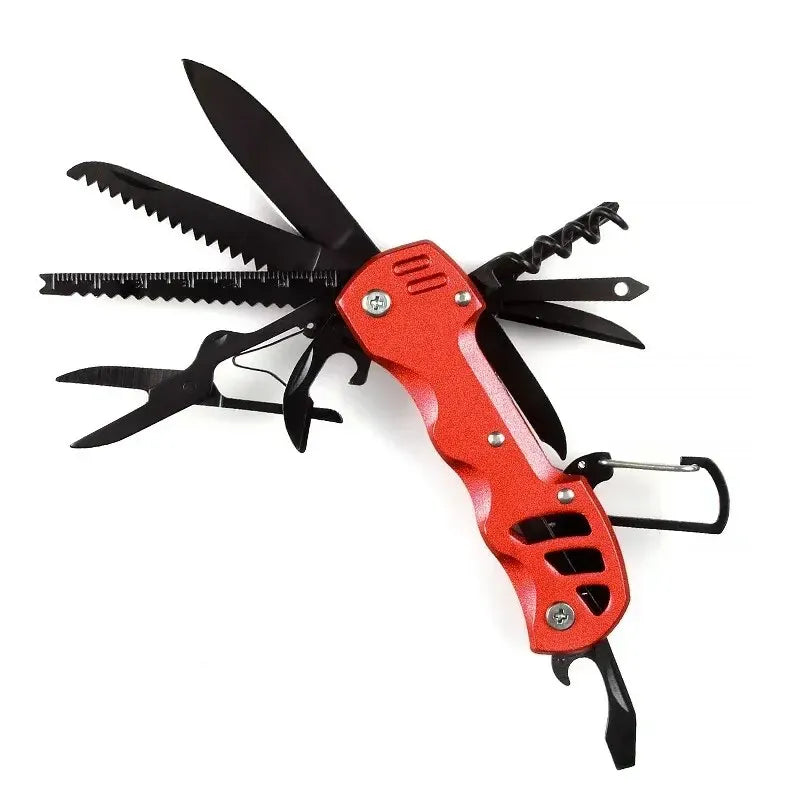 Multifunctional Folding Swiss Army Portable Stainless Steel Pocket Knife Outdoor Camping Emergency CombinationTool Survival Gear - Slobuy