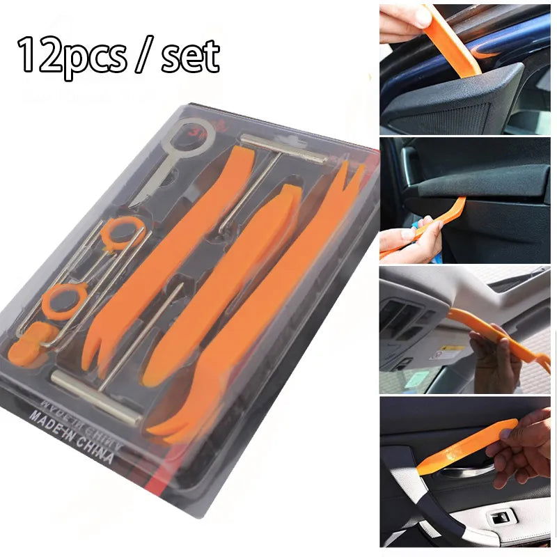 Multiple Car Hand Tool Car Audio Disassembly Tool Plastic Pry Bar Door Panel Disassembly Pry Panel Interior Clip Rocker Crowbar - Slobuy