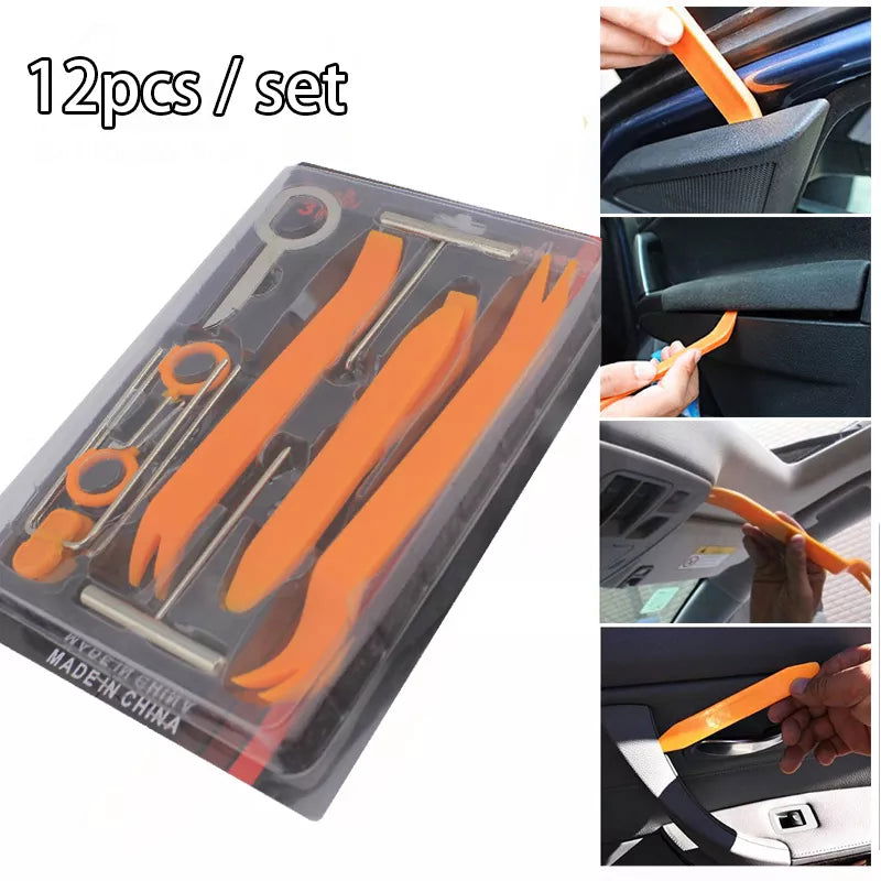 Multiple Car Hand Tool Car Audio Disassembly Tool Plastic Pry Bar Door Panel Disassembly Pry Panel Interior Clip Rocker Crowbar - Slobuy