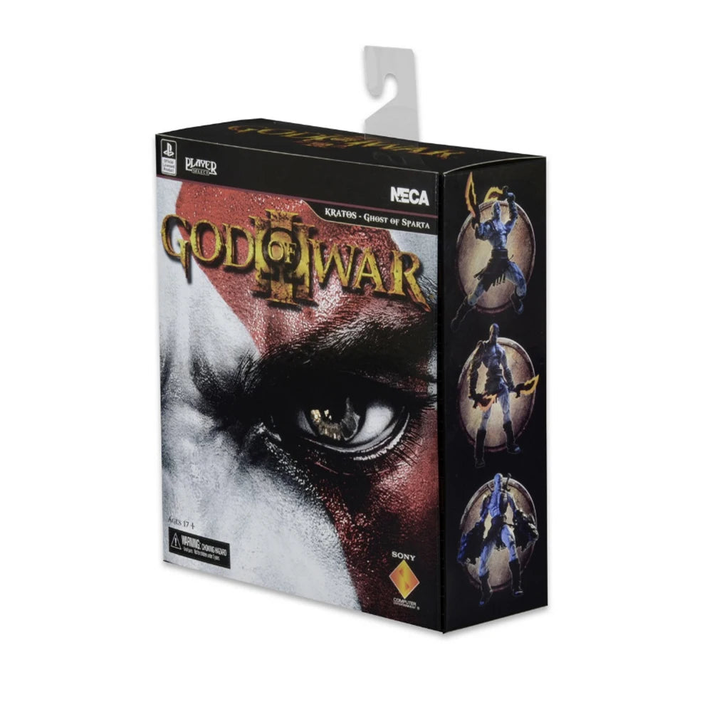 NECA Action Figure God of War Ghost of Sparta Kratos In Ares Armor W Blades Action Figure Collectible Model Toys Doll Gift Boxed - Slobuy