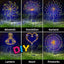 NEW 200LEDs Solar Fireworks Lights Outdoor Waterproof Solar Garden Lights 8 Lighting Modes With Remote Control Decorations Light - Slobuy