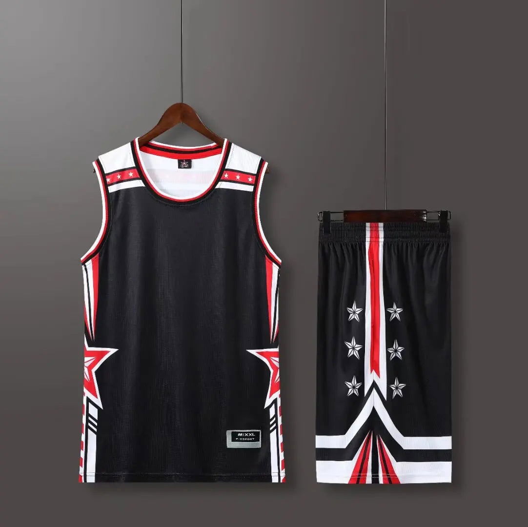 NEW 24 25  Men's sports kit Light Fans  Basketball Jerseys Men and kids game team Short sleeve uniform training Vest and shorts - Slobuy