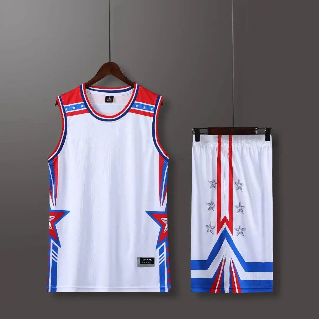 NEW 24 25  Men's sports kit Light Fans  Basketball Jerseys Men and kids game team Short sleeve uniform training Vest and shorts - Slobuy
