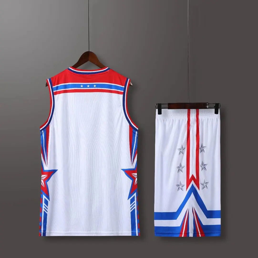 NEW 24 25  Men's sports kit Light Fans  Basketball Jerseys Men and kids game team Short sleeve uniform training Vest and shorts - Slobuy