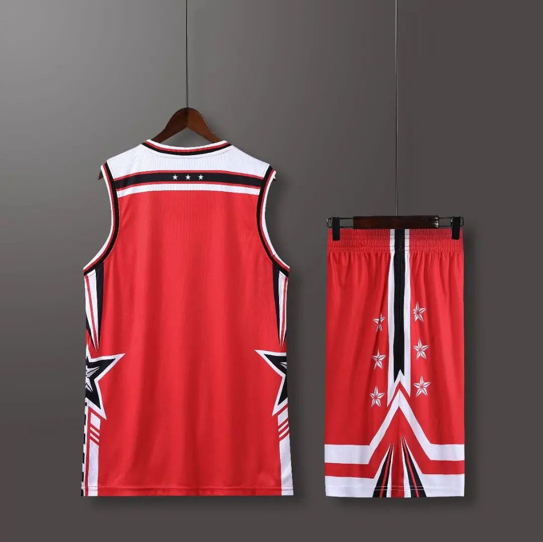 NEW 24 25  Men's sports kit Light Fans  Basketball Jerseys Men and kids game team Short sleeve uniform training Vest and shorts - Slobuy