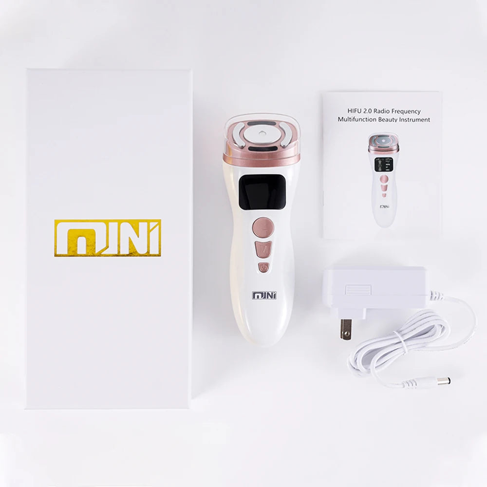NEW Wired MINI2.0 Machine Ultrasound Machine RF Fadiofrecuencia EMS Microcurrent Lift Firm Tightening Skin Care Product 3 mode - Slobuy