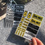 NO.L093 OHLINS Moto Sticker Accessory 3M Highly Reflective Suspension Modification decoration Motorcycle Waterproof Decal - Slobuy