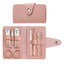 Nail Care 7pcs Cutter Scissor Tweezer Clipper Manicure Pedicure Kit Set With Colorful PU Leather Case - Slobuy
