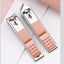 Nail Care 7pcs Cutter Scissor Tweezer Clipper Manicure Pedicure Kit Set With Colorful PU Leather Case - Slobuy