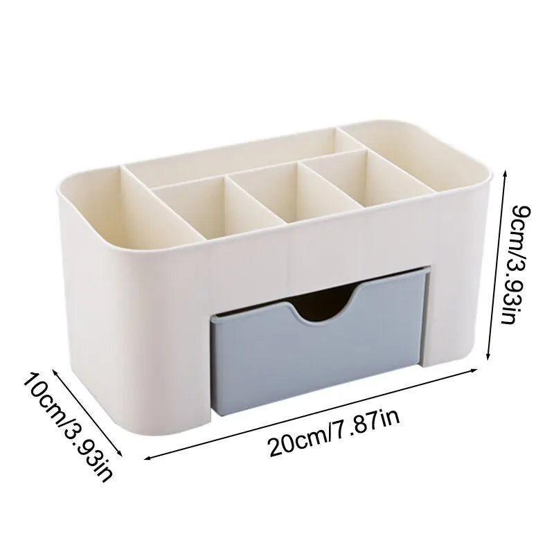 Nail Storage Box Container Cotton Swab Storage Box Accessories Cleaning Desktop Tools Multifunctional Jewelry Box Cosmetic Stor - Slobuy
