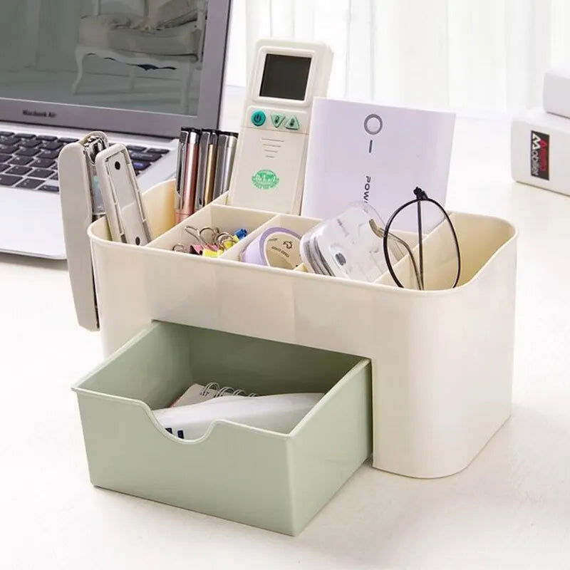 Nail Storage Box Container Cotton Swab Storage Box Accessories Cleaning Desktop Tools Multifunctional Jewelry Box Cosmetic Stor - Slobuy