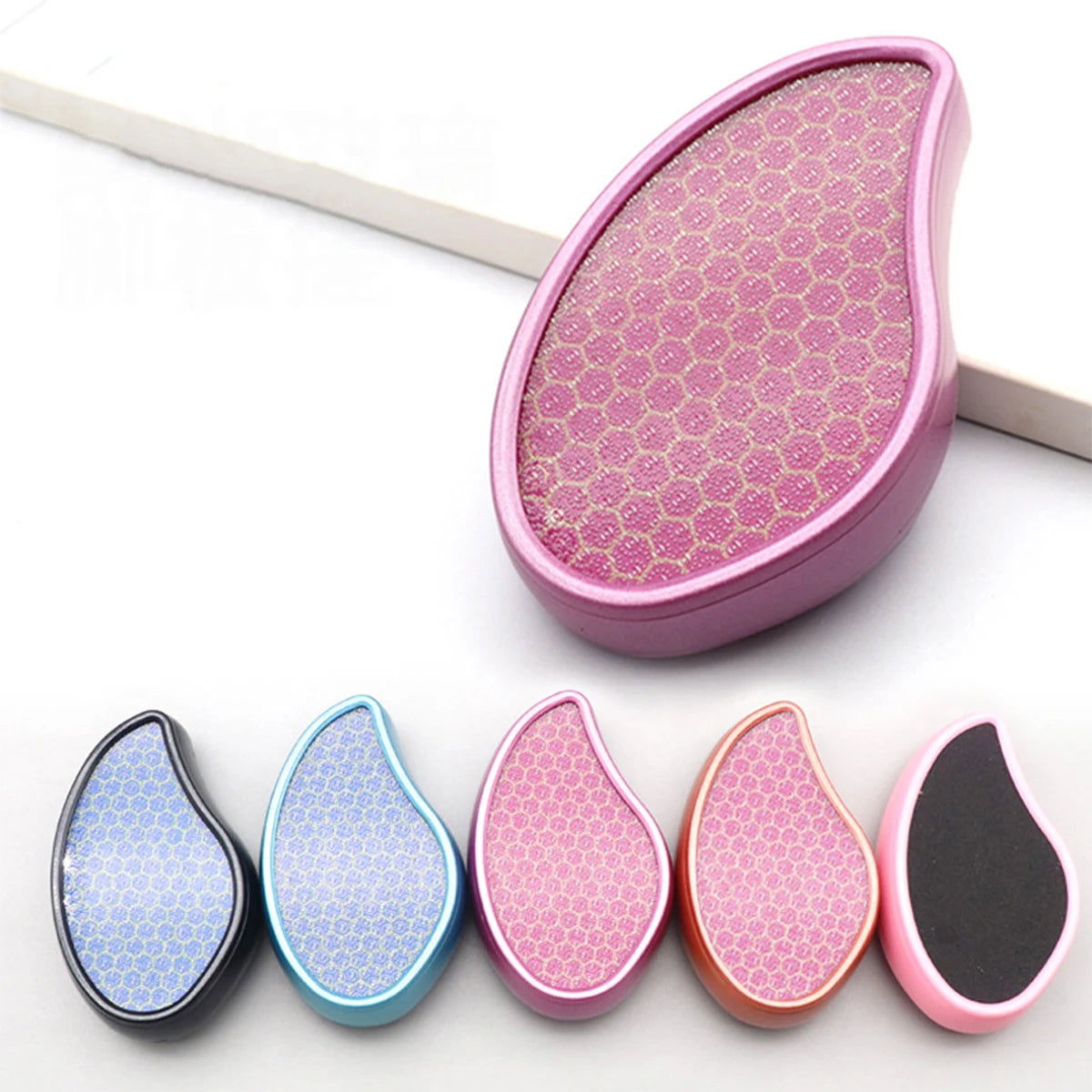 Nano glass foot grinder to remove dead skin calluses foot plate file to heel scraping sole skin pedicure grinding stone - Slobuy