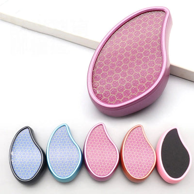Nano glass foot grinder to remove dead skin calluses foot plate file to heel scraping sole skin pedicure grinding stone - Slobuy