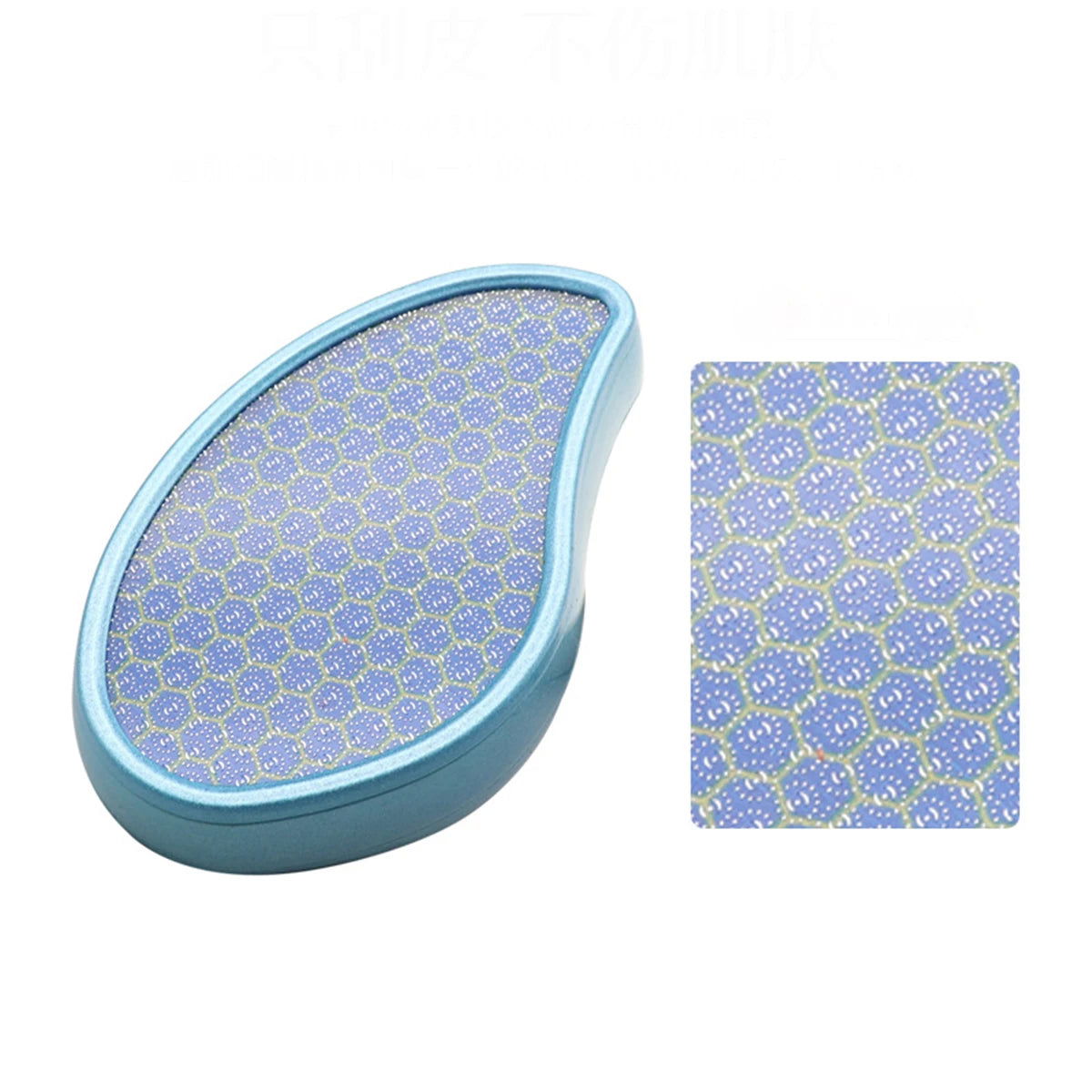 Nano glass foot grinder to remove dead skin calluses foot plate file to heel scraping sole skin pedicure grinding stone - Slobuy