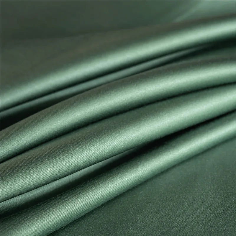 Natural Mulberry Silk Duvet Cover Solid Color Quilt Cover Single Double King Size Comforter Cover - Slobuy